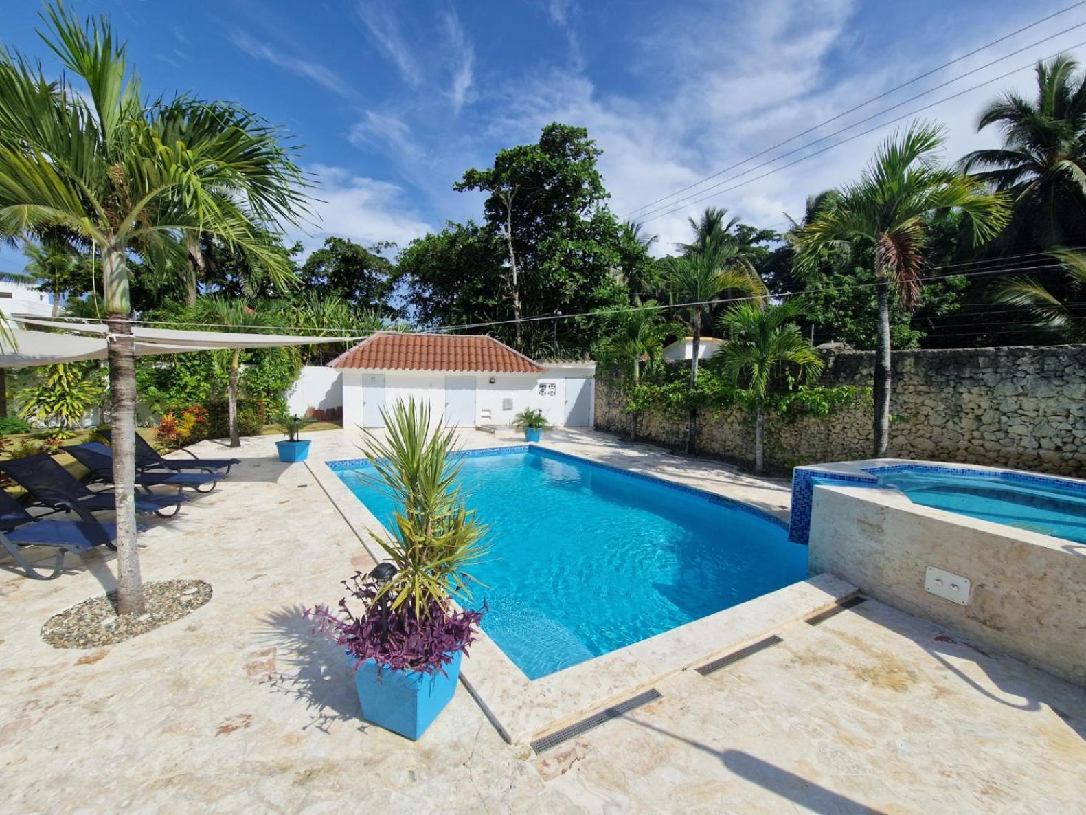 Casa Blanca - White House Lägenhet Cabarete Exteriör bild